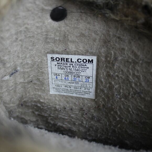 Sorel Joan of Arctic Waterproof Winter Snow Boots Insulated Size 6 - Picture 9 of 10